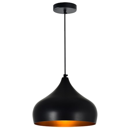 Cwi Lighting Dynamic 1 Light Down Pendant With Black Finish 9633P9-1-101